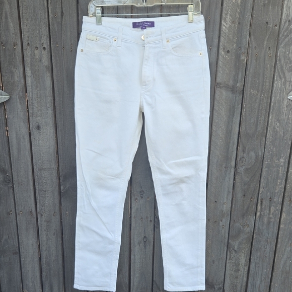 Ralph Lauren White Italian-Made Jeans - Picture 1 of 10